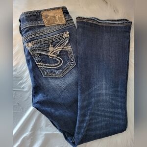 Silver Jeans Suki Surplus ,size 26 Hem To 25